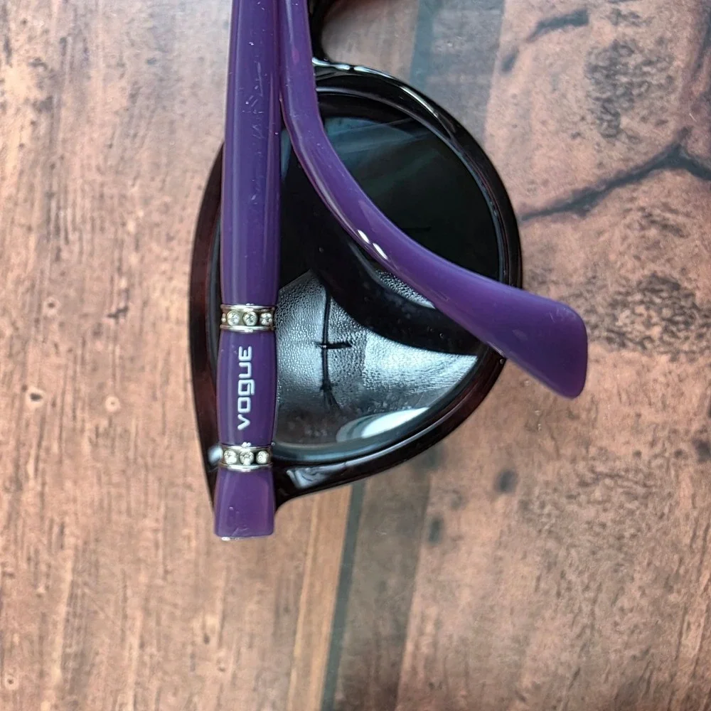 Vogue VO 2894-SB Cat Eye Sunglasses‎ Purple Rhinestone 56-17-140 FRAMES ONLY